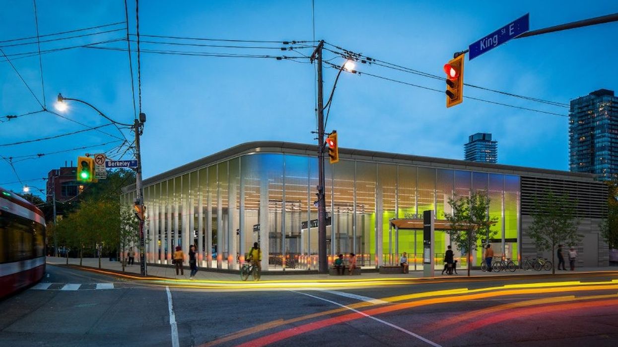 07 future ontario line station building at southeast corner of king st e and berkeley st corktown