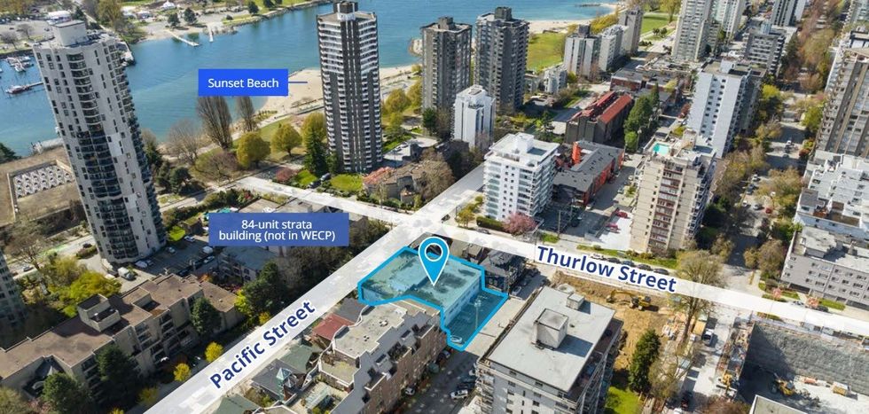 1065 Pacific Street in the West End of Vancouver.