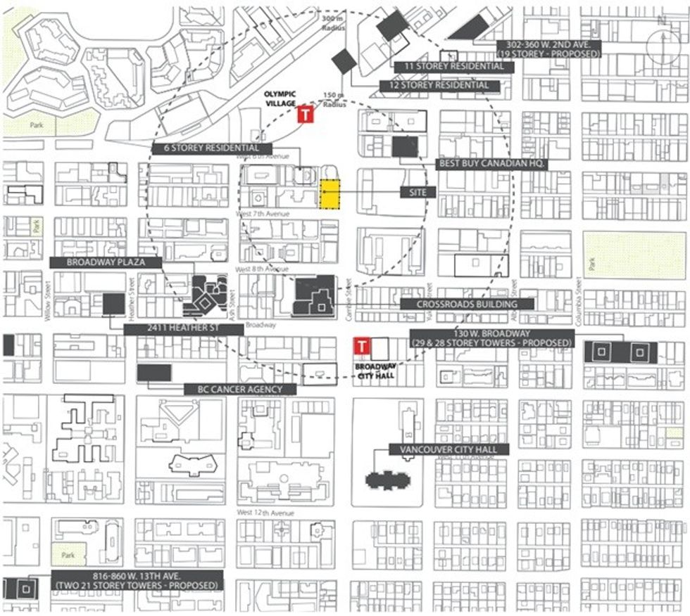 2219-2285 Cambie Street in Vancouver and its surrounding context.
