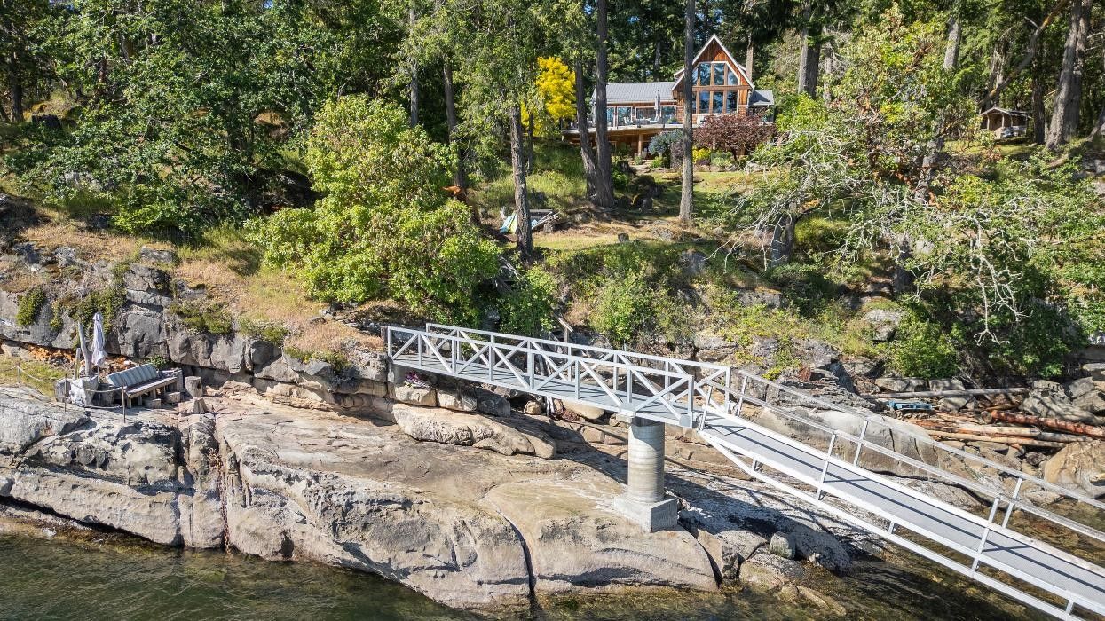 225 Sea Meadow Drive on Gabriola Island in British Columbia.
