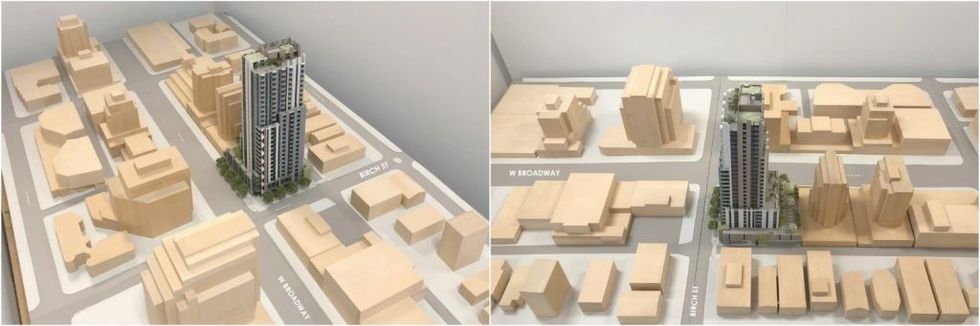 2538 Birch Street on Broadway.