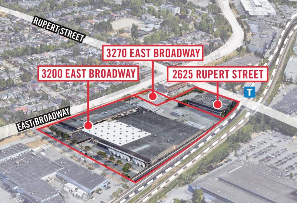 3200 East Broadway, 3270 East Broadway, and 2625 East Broadway.