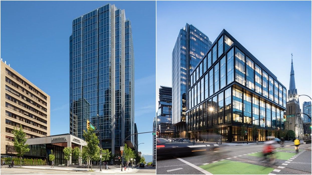 401 W Georgia and 402 Dunsmuir in downtown Vancouver.