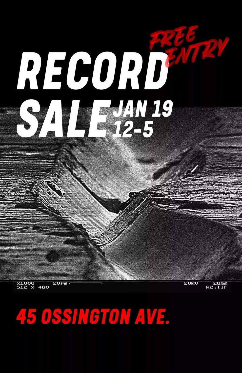 45 Ossington record sale