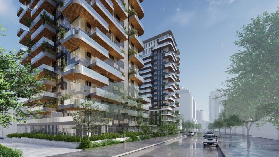 Coromandel and Peterson Proposing Twin 18Storey Towers By Oakridge