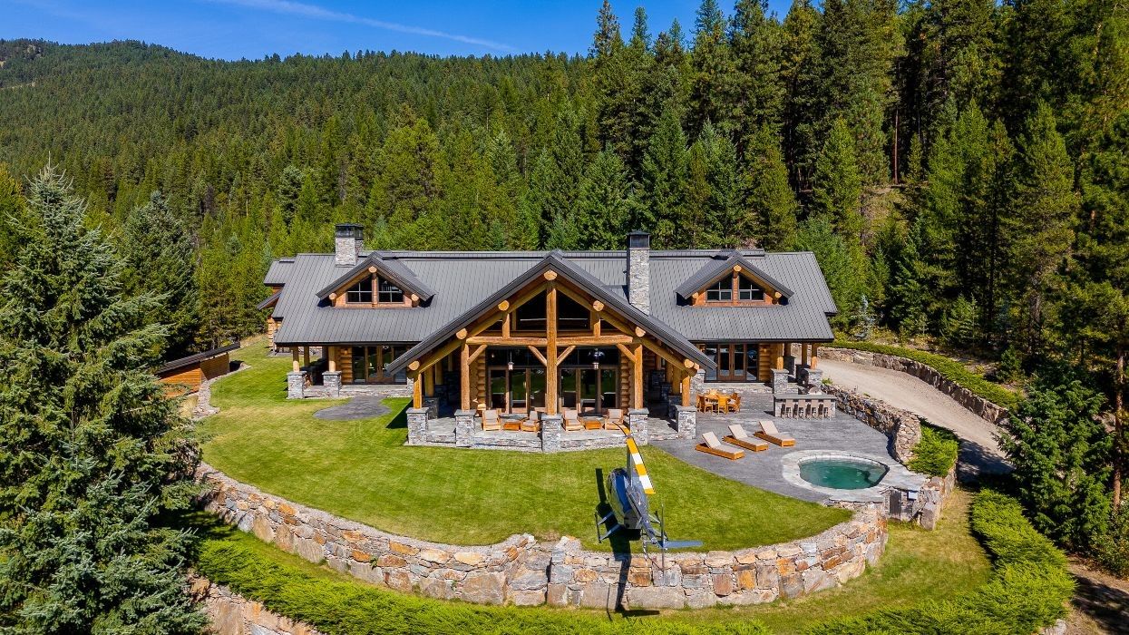 585 Beaver Creek Road in Beaverdell, British Columbia.