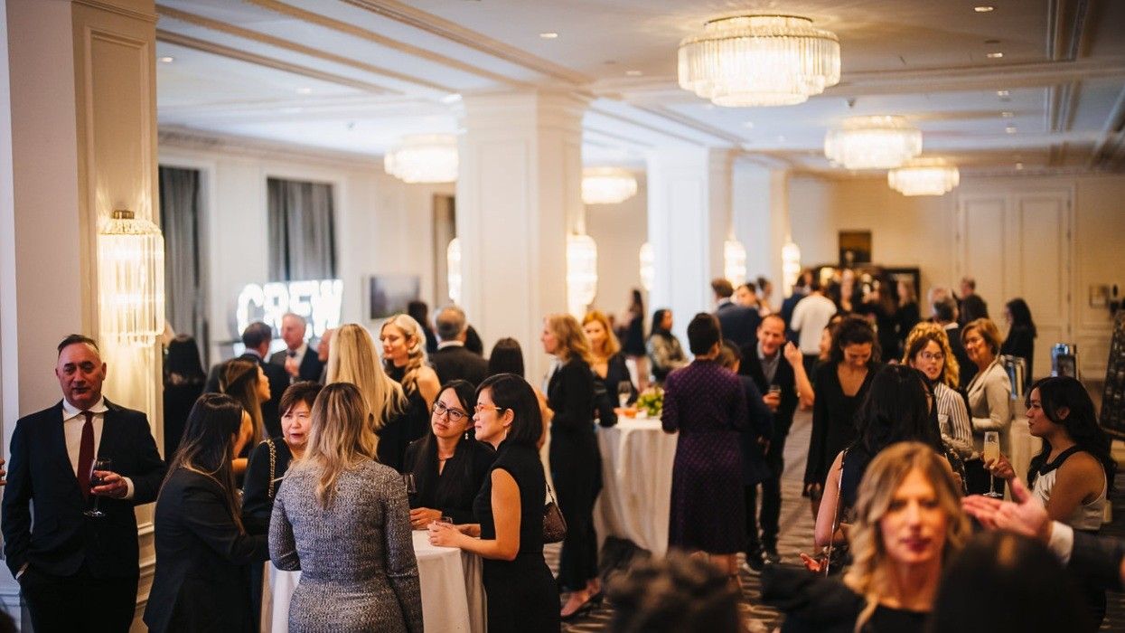 A CREW Vancouver event from December 2022.