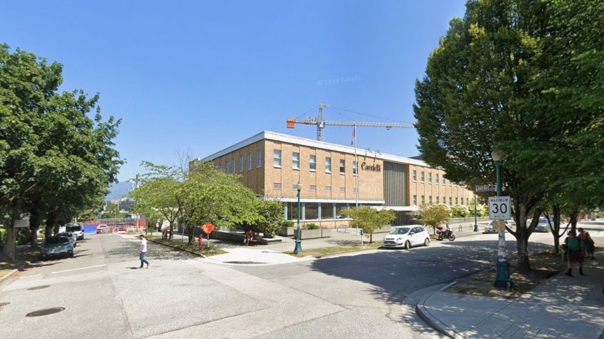 A Government of Canada building on 125 E 10th Avenue in Vancouver.