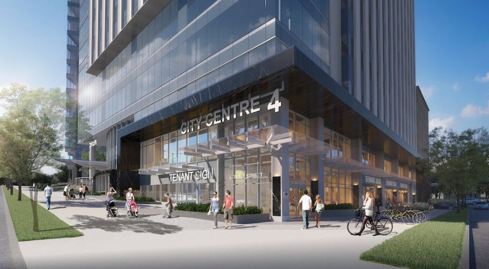 A ground-level rendering of City Centre 4.