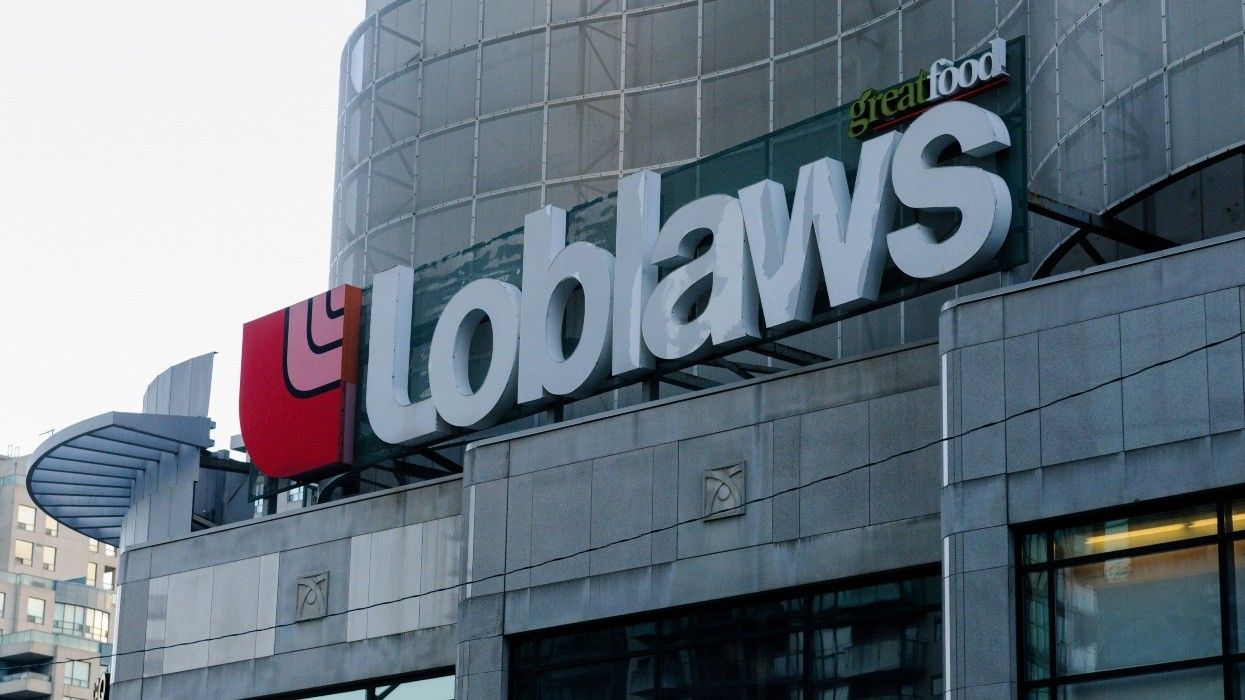 A Loblaws storefront in Toronto.