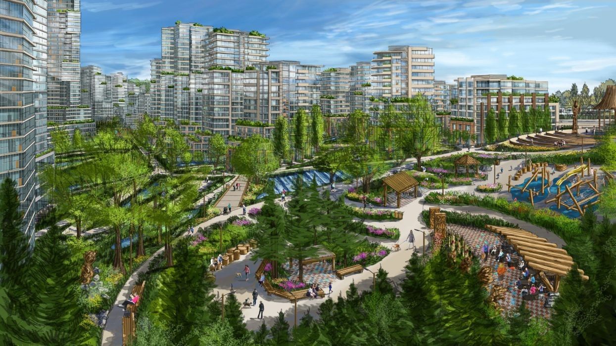 A new rendering of the vision for Jericho Lands.