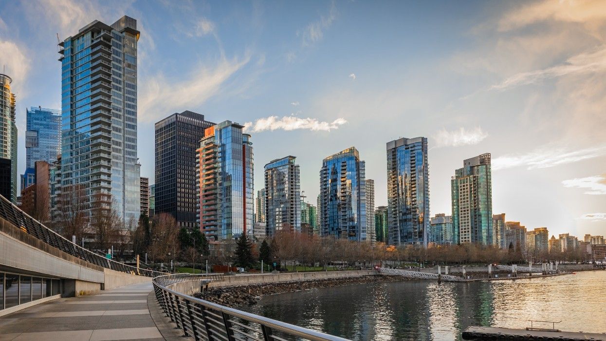 A promenade in Vancouver.