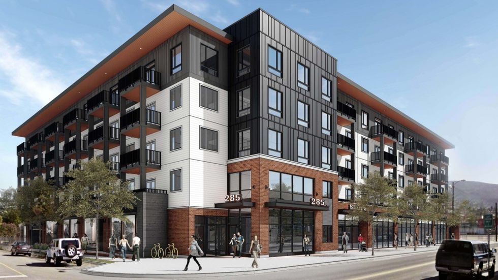 A rendering of 285 Westminster located at 285 Westminster Avenue W in Penticton.