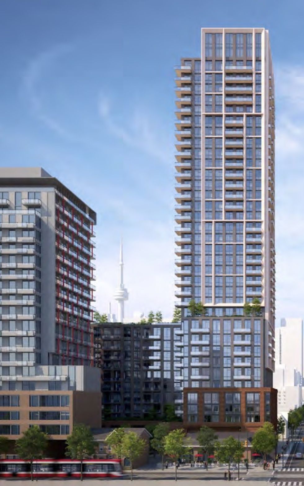 A rendering of a development proposed at 517 Richmond Street East.