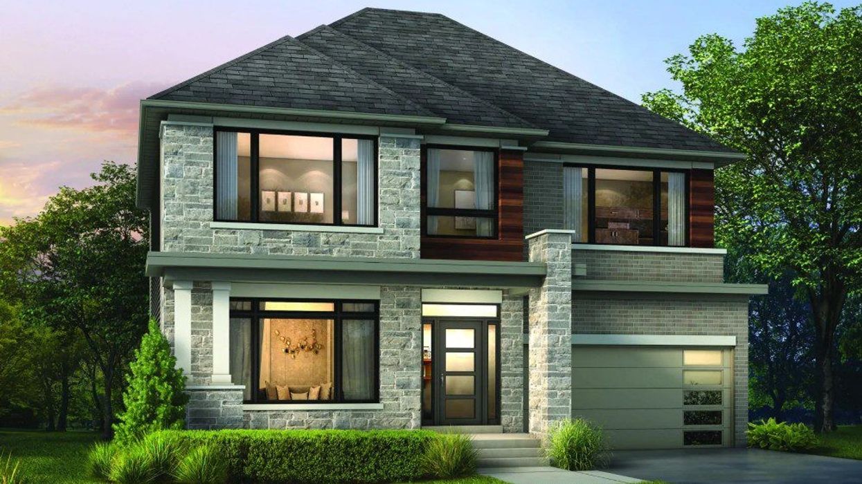 A rendering of a Hampton Heights home by Stateview Homes in Barrie.