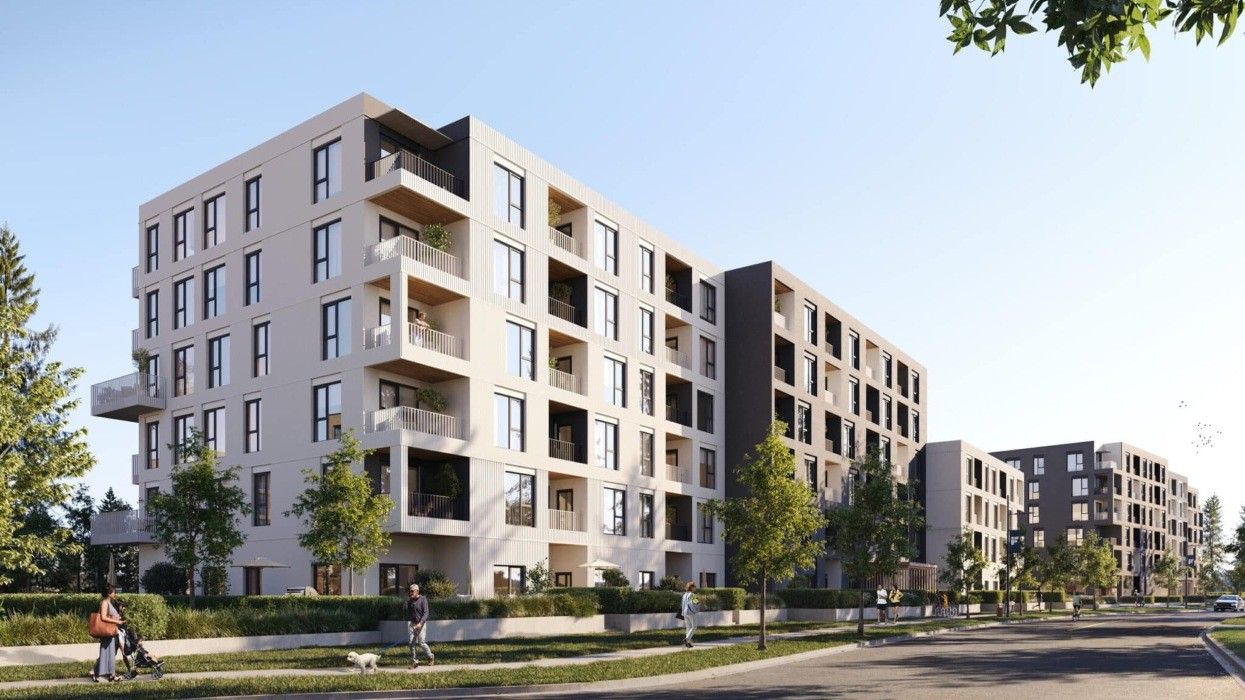 A rendering of Chapter, the latest project at Beedie's Fraser Mills in Coquitlam.