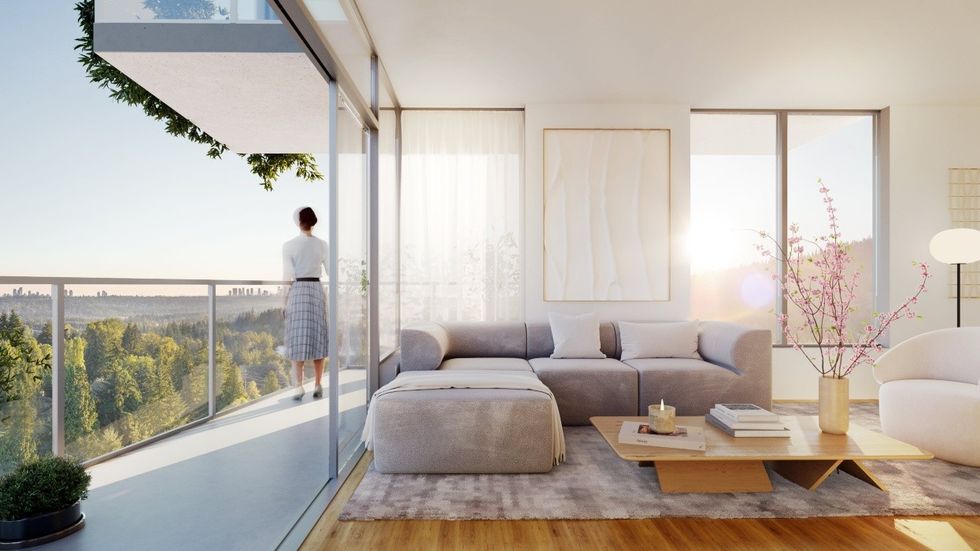 A rendering of one of Gardena's residences.