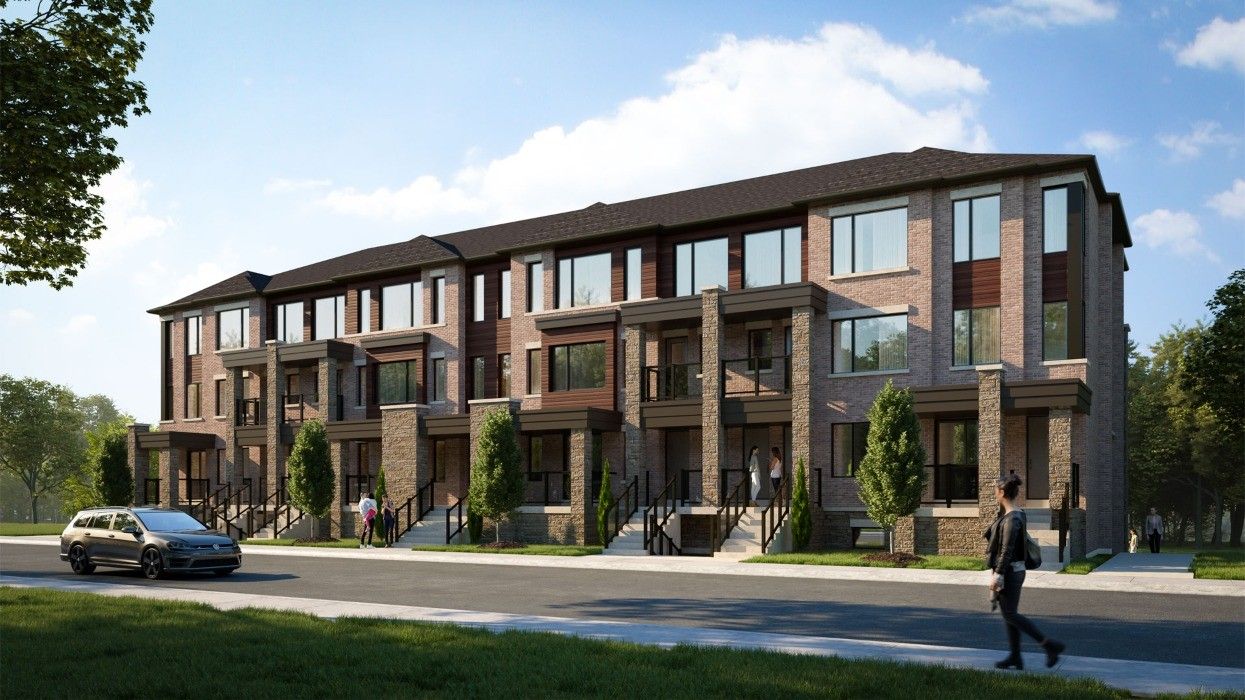 A rendering of Pace Development's Urban North Townhomes planned for Barrie, Ontario.