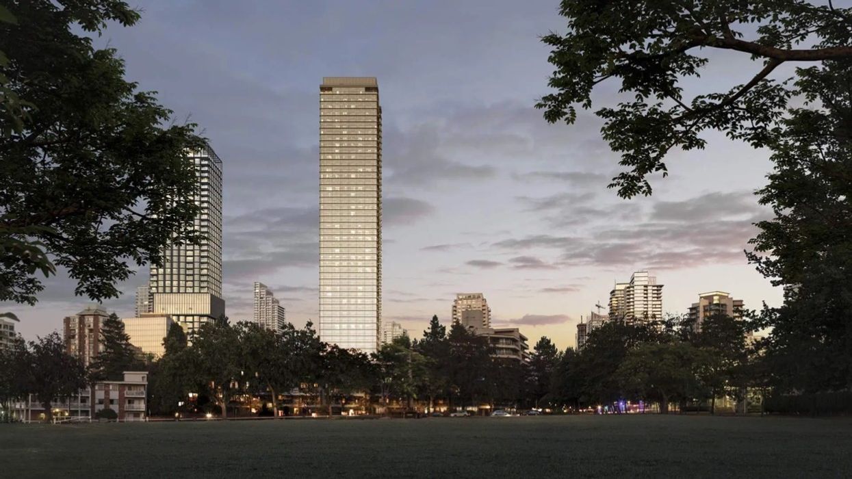 A rendering of Solhouse 6035, located at 6035 Wilson Avenue in Burnaby.