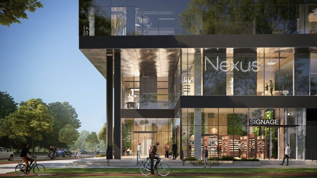 A rendering of the 10-storey Nexus office development set for 220 Prior Street in Vancouver.