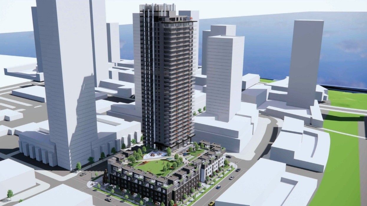 A rendering of the 36-storey debut.