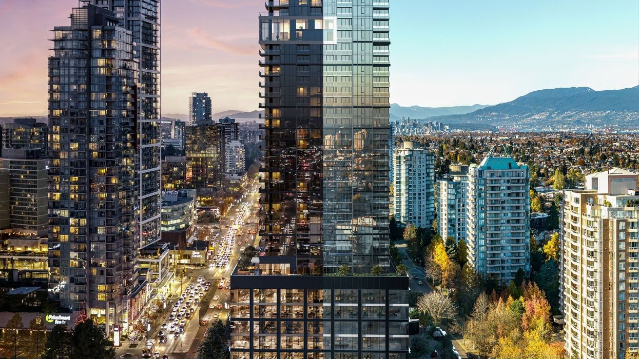 A rendering of the 66-storey Citizen tower planned for 4657 Kingsway in Burnaby.