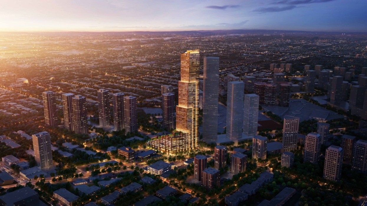 A rendering of the 72-storey proposed for Kingsway and Nelson Avenue in Burnaby.