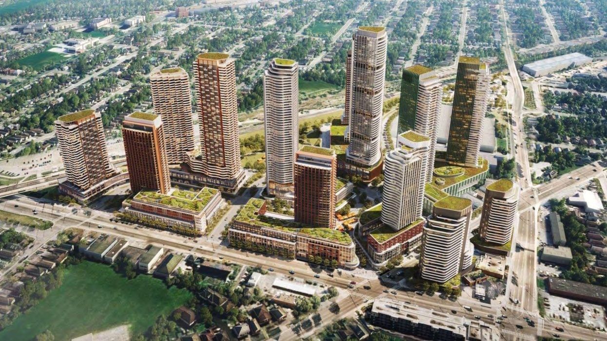 A rendering of the approved Scarborough Junction master-planned community.