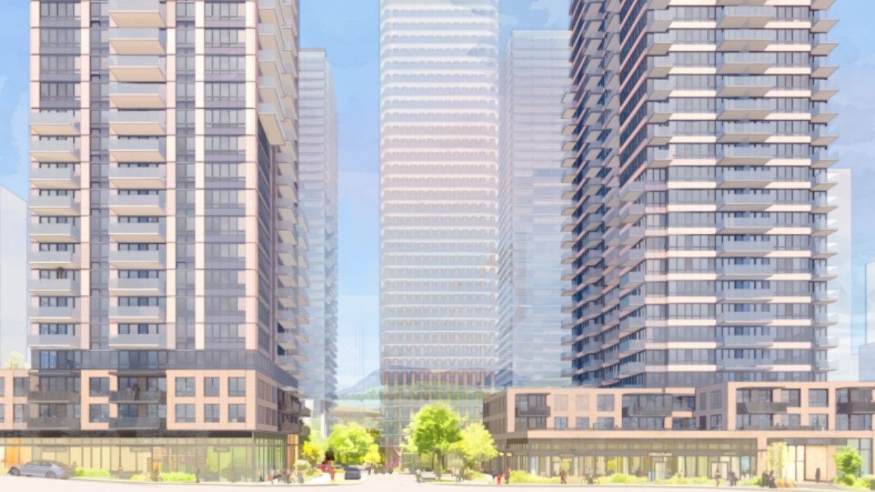 A rendering of the Bristol master-planned community set for 13301 104 Avenue in Surrey.