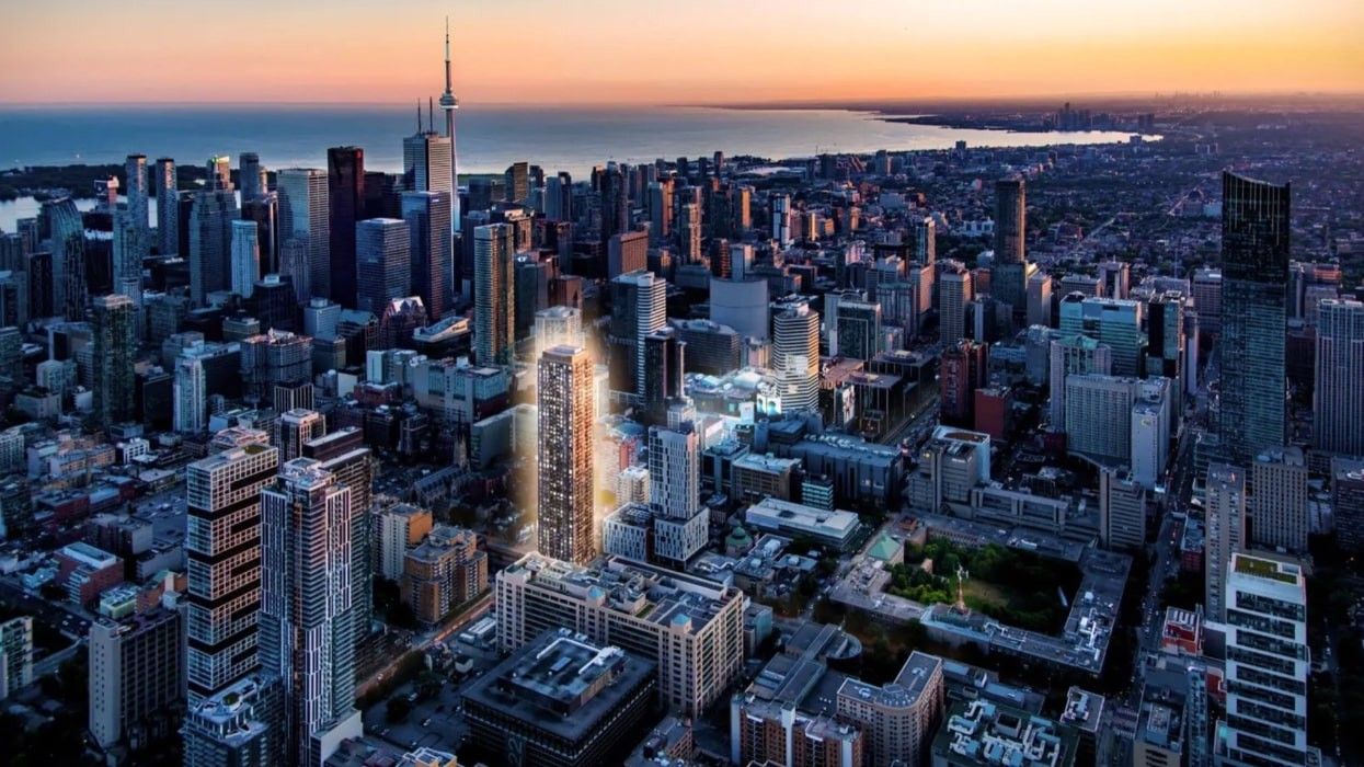 A rendering of the Centricity Condos in downtown Toronto.