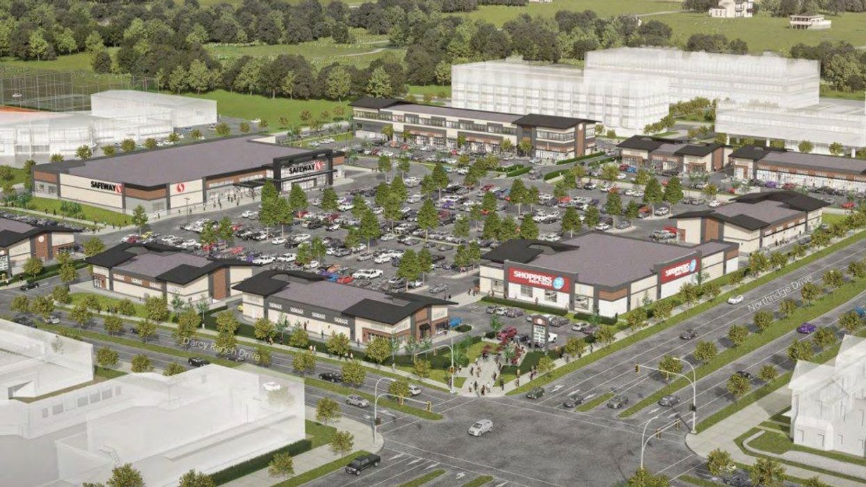 A rendering of the D'Arcy Crossing shopping centre by Anthem Properties.