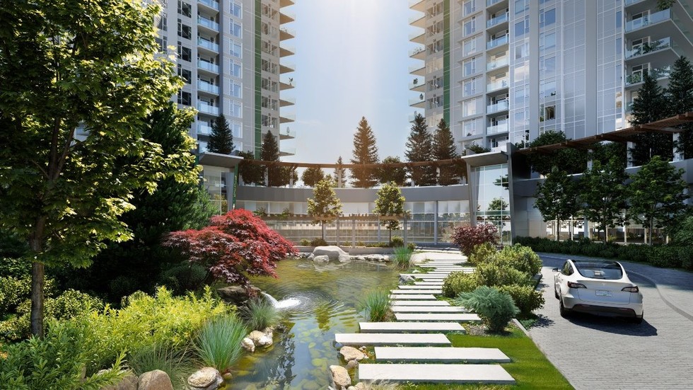 A rendering of the Emerald Place project set for 2300 Madison Avenue in Burnaby.