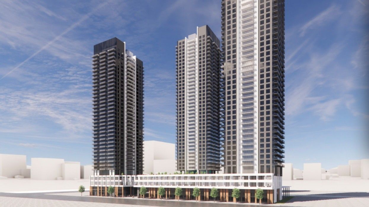 A rendering of the Guildford Plaza project planned for 10310 152nd Street in Surrey.
