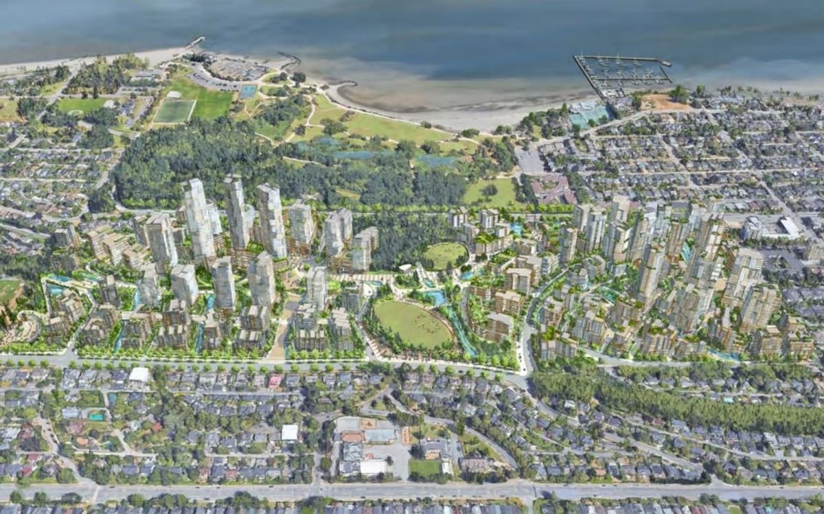 A rendering of the Jericho Lands concept.