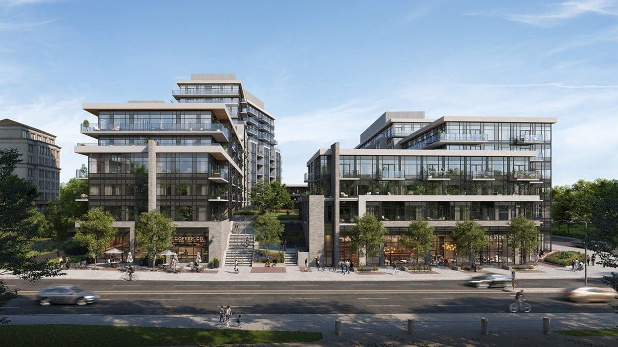 A rendering of the Lakeview DXE Club project at 1345 Lakeshore Road East in Mississauga.