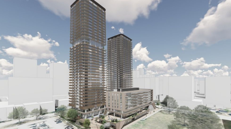 A rendering of the Langara Family YMCA redevelopment at 282 W 49th Avenue in Vancouver.