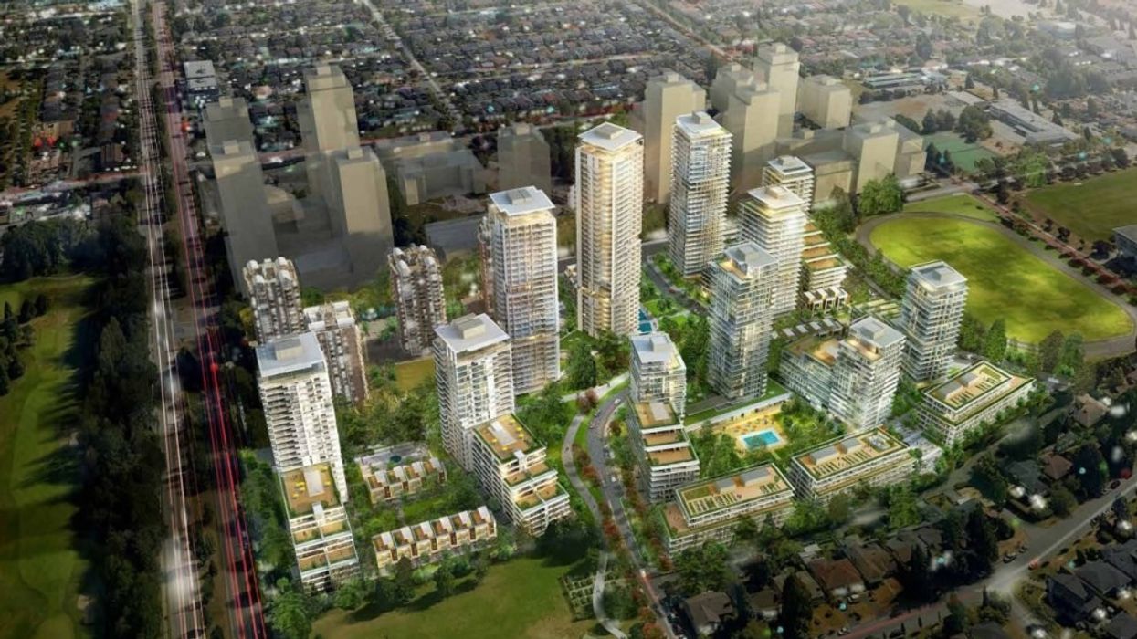 A rendering of the Langara Gardens in Vancouver once complete.