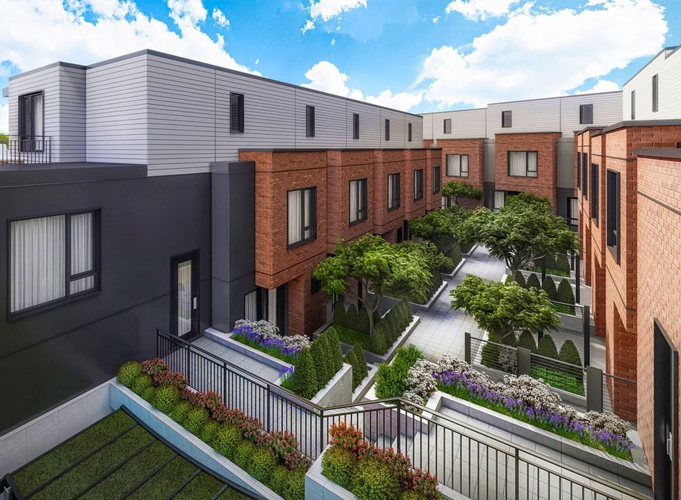 A rendering of the Modus project at 1488 Park Drive (7576 Granville Street) in Vancouver.