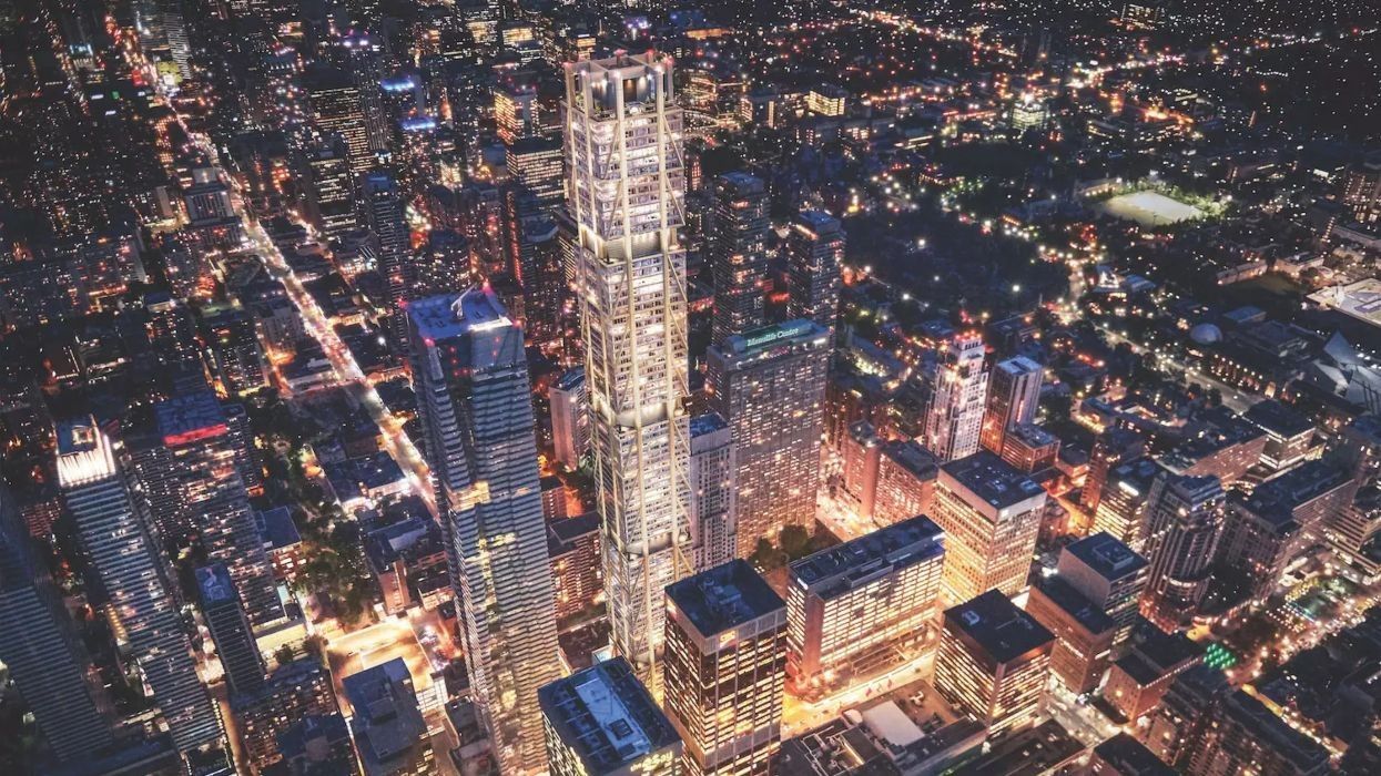 A rendering of The One in Toronto.