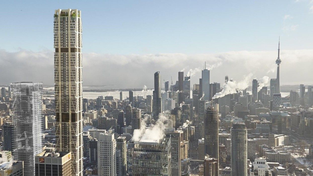 A rendering of The One in Toronto.