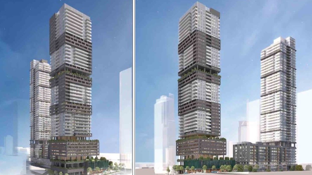 ​A rendering of the proposed 44-storey tower.