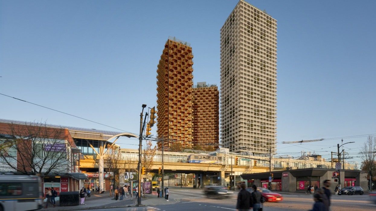 A rendering of the proposed Safeway redevelopment at 1780 E Broadway in Vancouver.