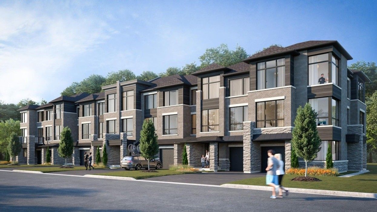A rendering of the Urban North Townhomes project planned for Barrie.