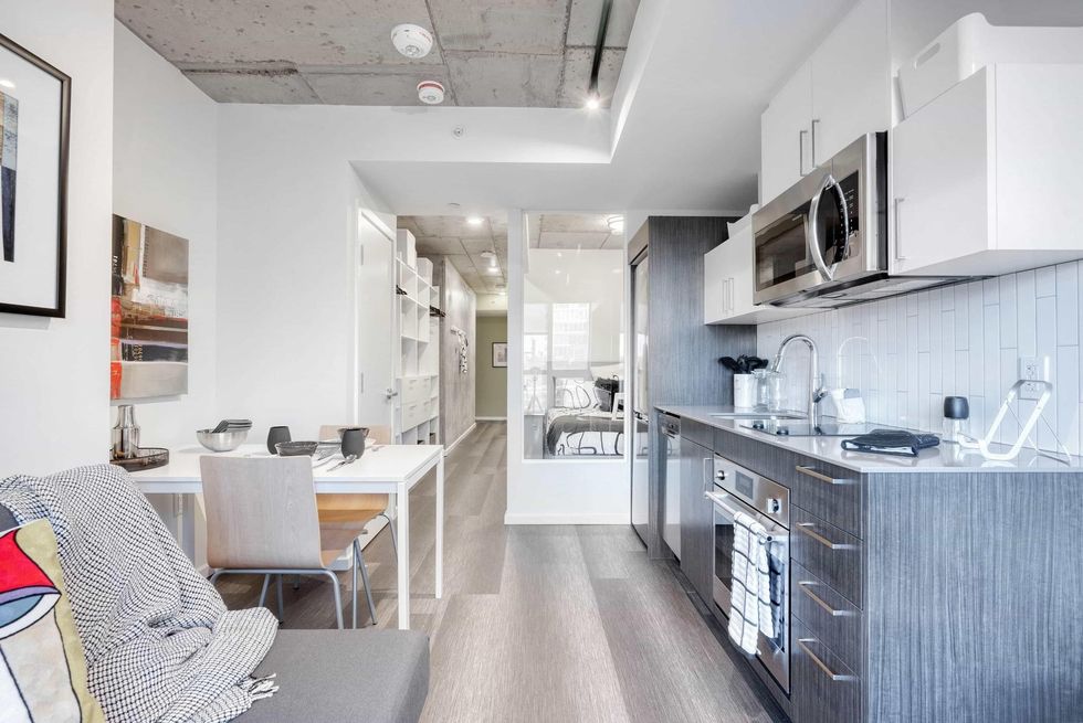 A unit within ALMA @ ByWard Market Ottawa.