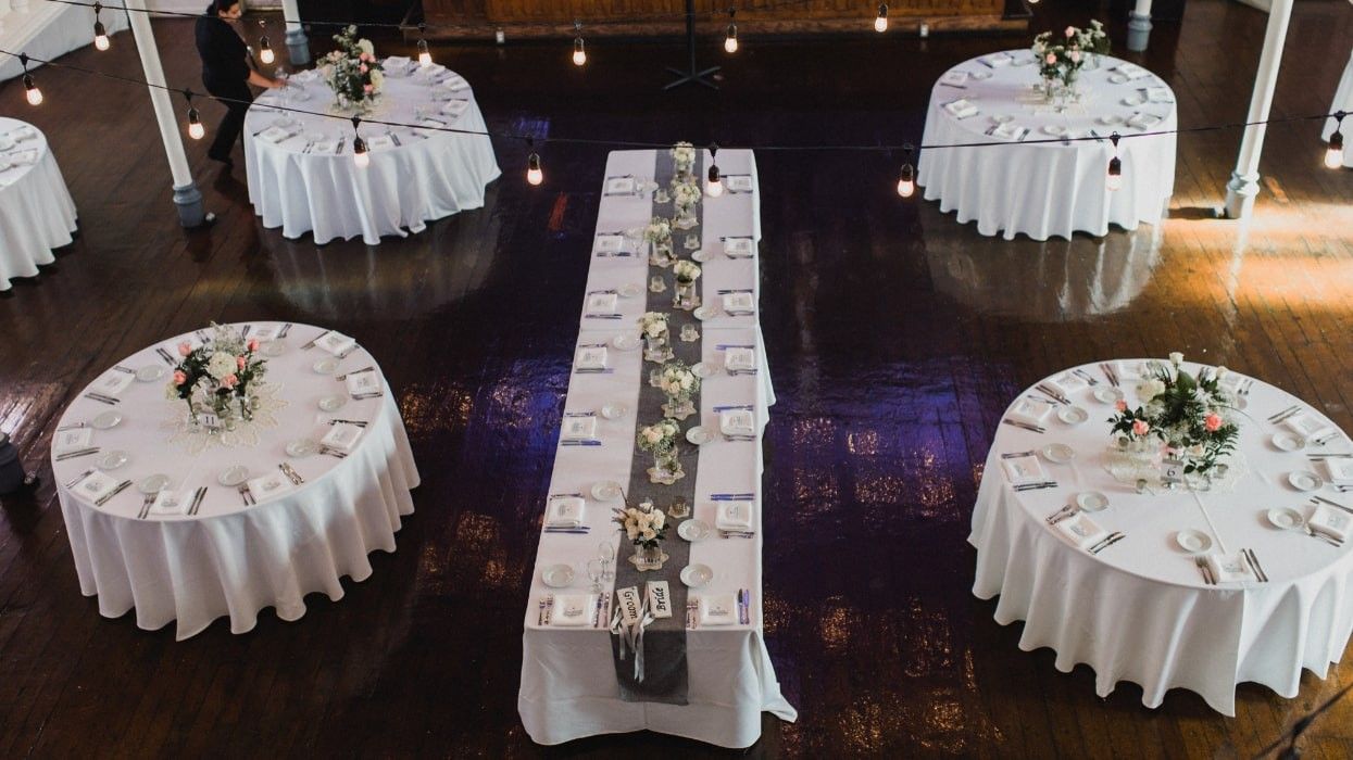A wedding at Berkeley Church.