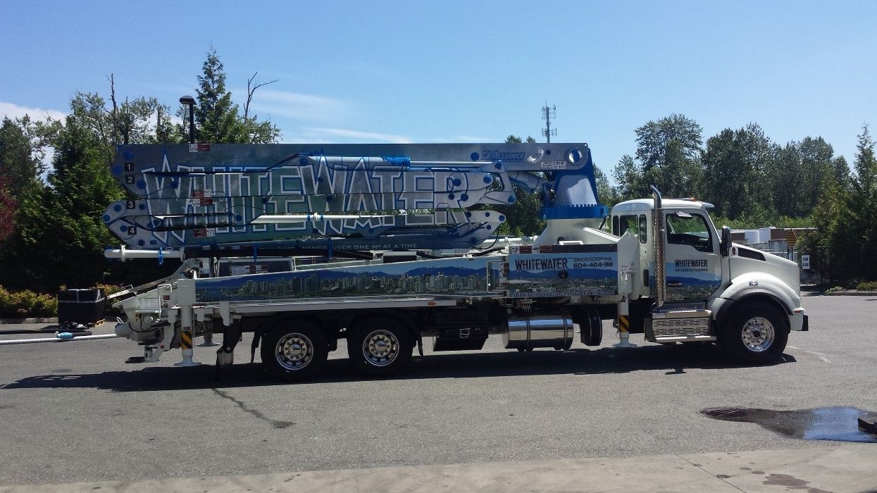 A Whitewater Concrete vehicle.