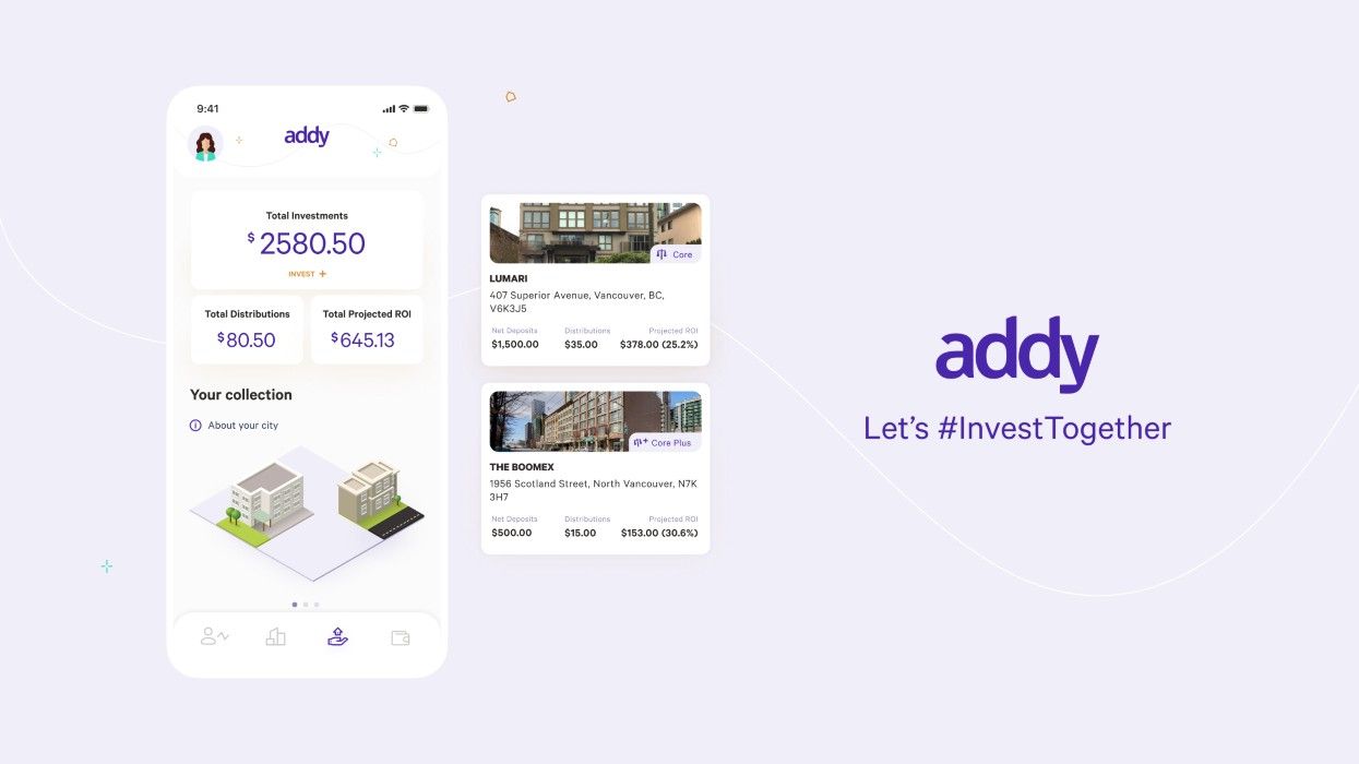 addy Technology Corp. is a proptech investing platform founded in Vancouver.