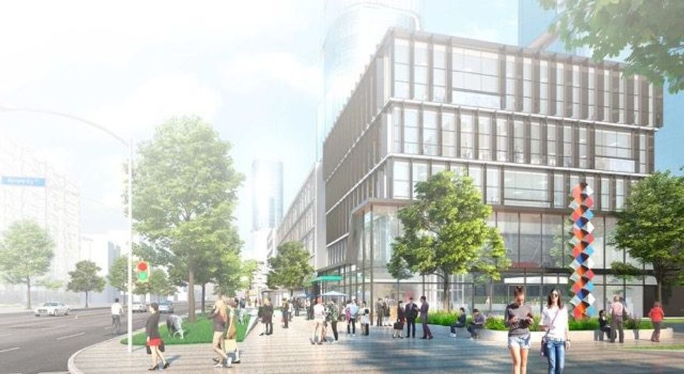 Agincourt mall redevelopment rendering street