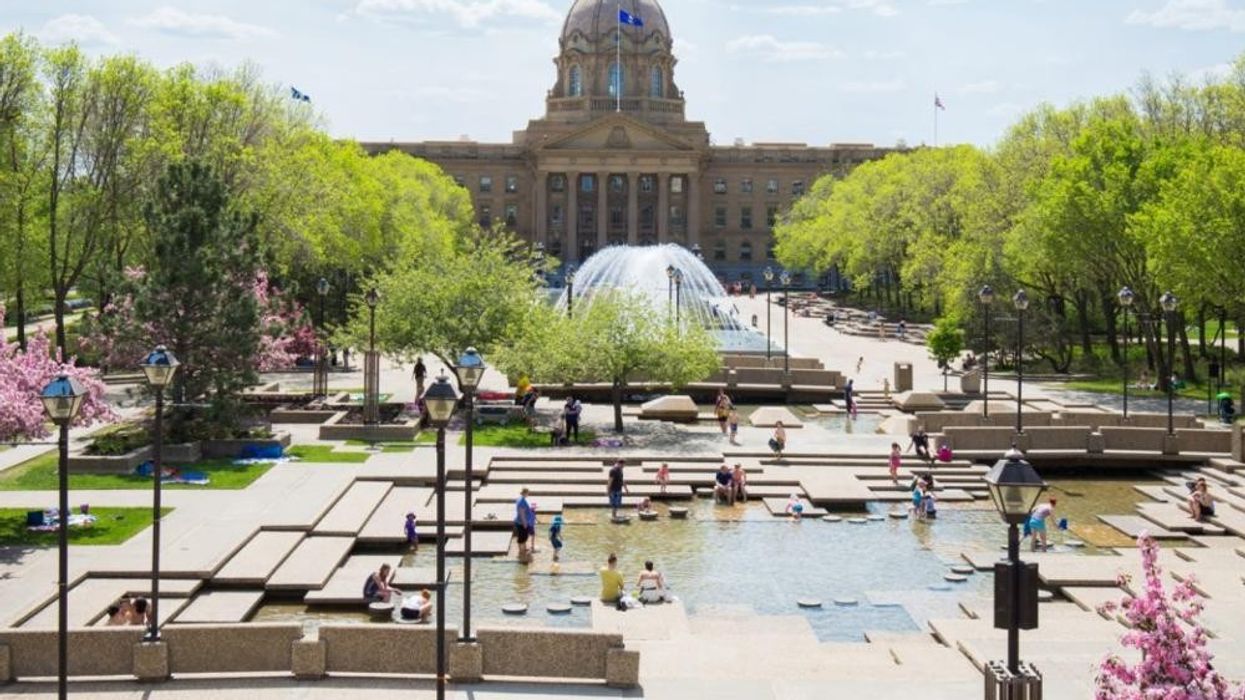 Alberta Legislature Grounds North Plaza - Edmonton