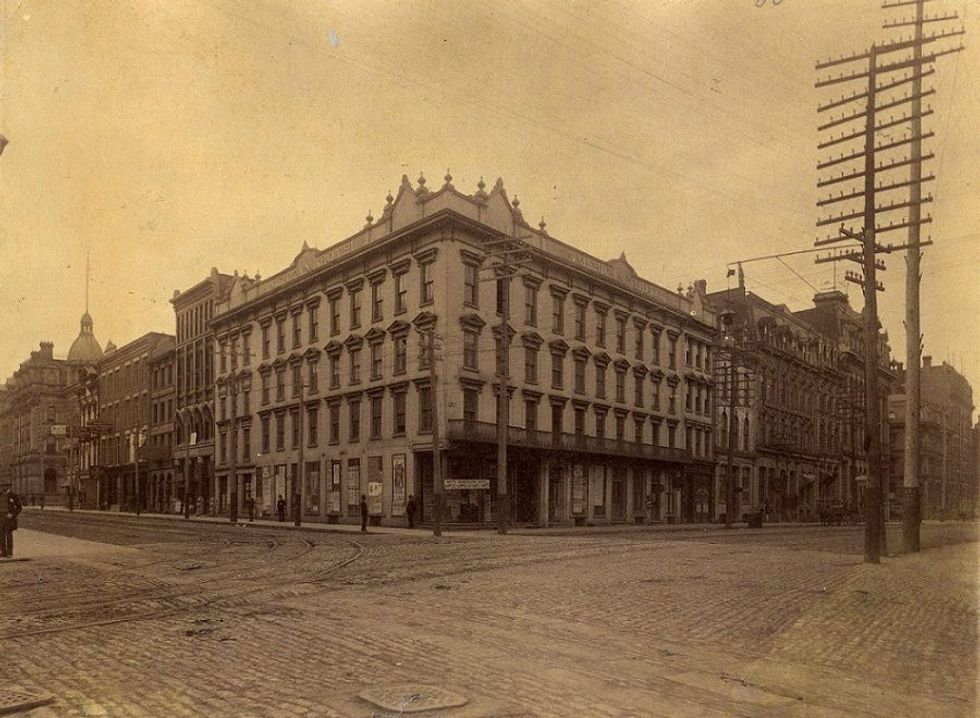 American Hotel at Front and Yonge.